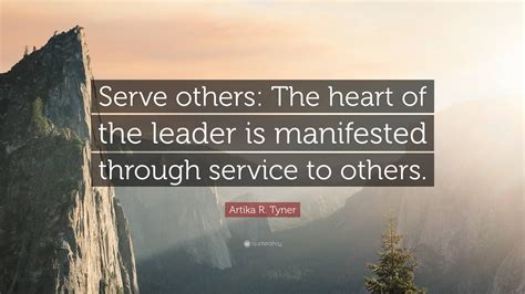 Serve others