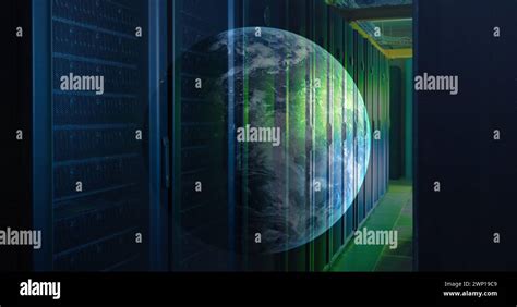 Server based on the location of the globe