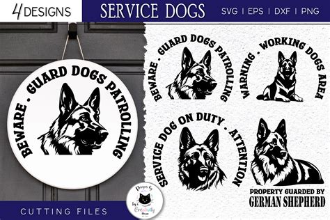 Unleash the Power of Companionship with our Premium Service Dog SVG Designs