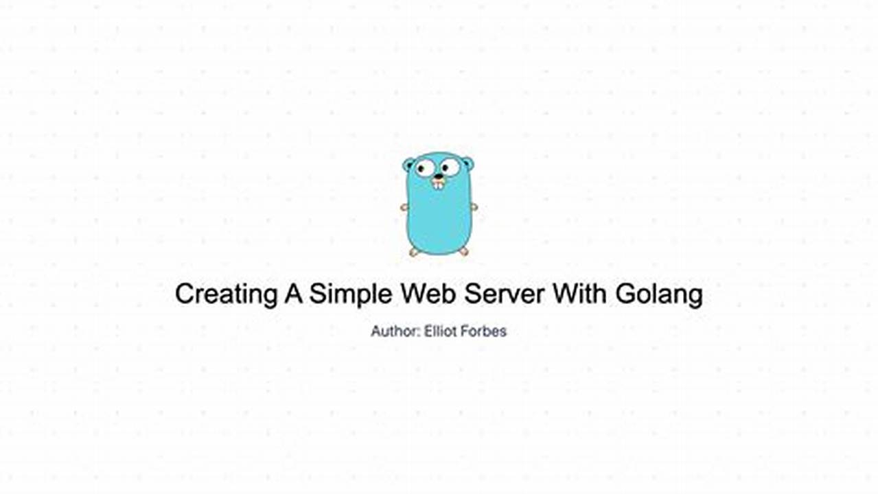Serving Static Content For Your Website, Golang