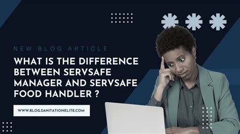 Servsafe Food Handler Vs Manager