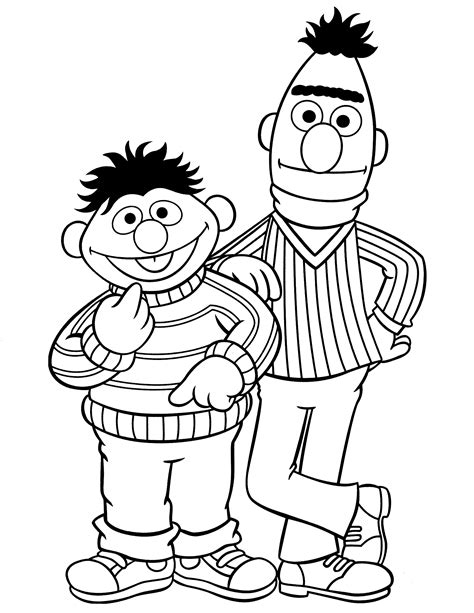 Oscar The Grouch Coloring Page Coloring Home