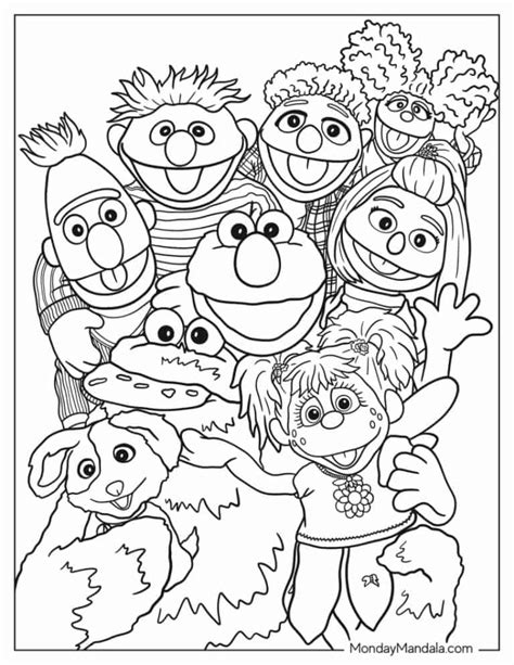 Sesame Street Color Pages