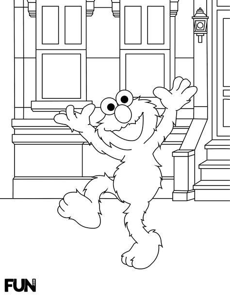 Sesame Street Coloring Pages Elmo