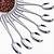 Set Of 12 Stainless Steel Coffee Spoons For Cappuccino Caffe Cellini