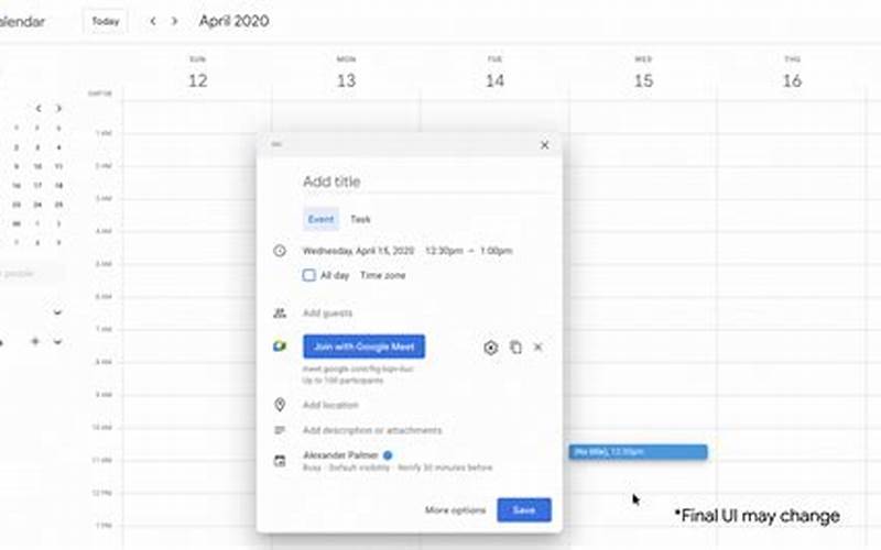 Set Up Google Workspace Google Calendar