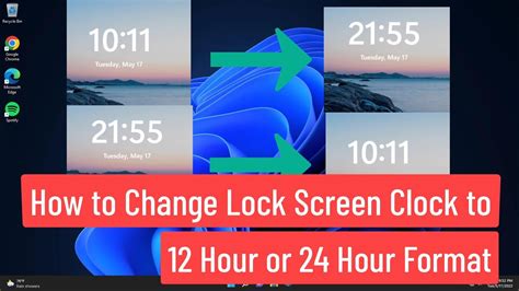 Set 24-Hour Clock on Windows 11 Lock Screen