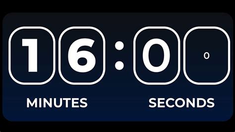 Efficient Time Management: Set a Timer for 16 Minutes Today!