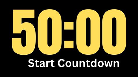Efficient Time Management: Set a 50-Minute Timer Today!