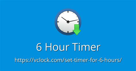 Countdown to Productivity: Set Your Clock for 6 Hours of Epic Worktime