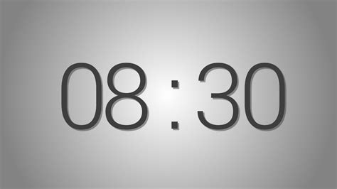 Master Your Time Management: Schedule Your Day with a Click - Set a Timer for 8:30