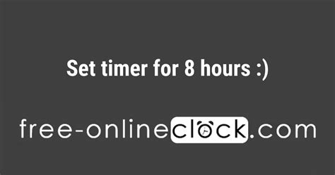 Effortless Productivity: Mastering Your Day with an 8-Hour Timer Set