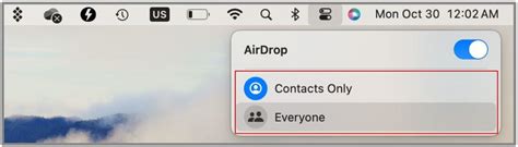 Set AirDrop to Everyone on Mac