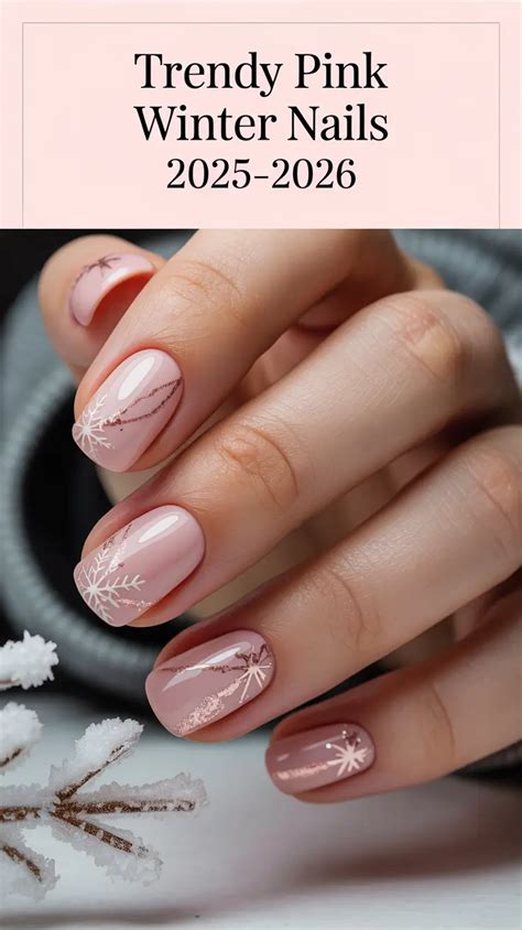 Set Beautiful Nails Trendy Pink