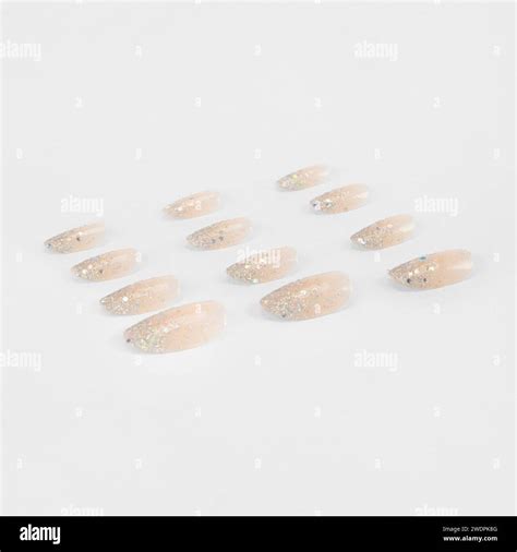 Set False Nails Isolated On