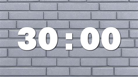 Boost Your Productivity: Set The Timer For 30 Minutes