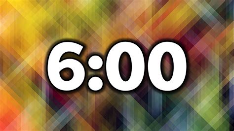 Set Timer 6 Min