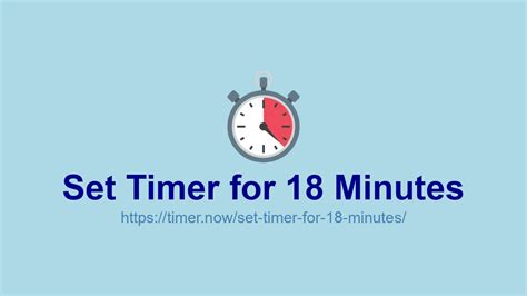 Set Timer For 13 Min