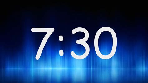 Optimize Your Daily Routine with Precision Timing: Set Timer for 7:30