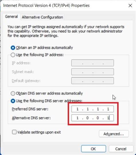 Set Up a Custom DNS Server in Windows 11