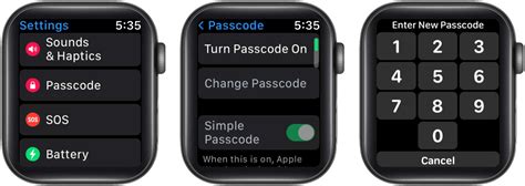 Set passcode of more than four digits on Apple Watch