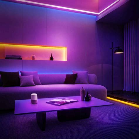 Set the Mood with Color-Changing LED Lights