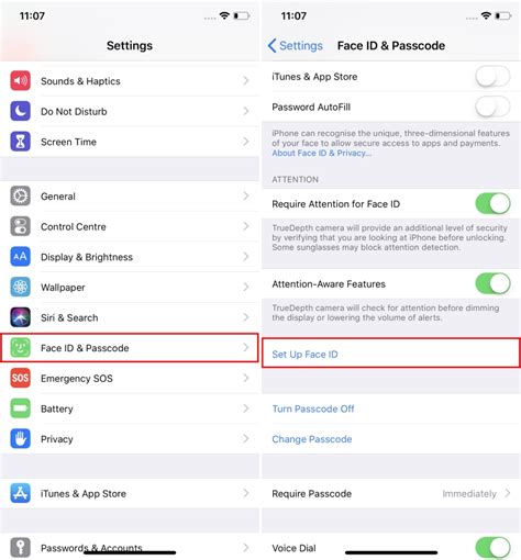 Set up Multiple Faces for Face ID in iOS 12