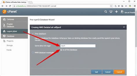 Set up your first database
