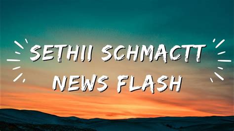 Sethii Shmactt News Flash - Topic - Roblox Id - BloxIDs.com