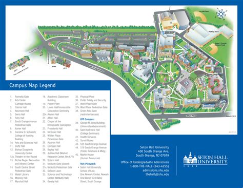 Seton Hall Campus Map