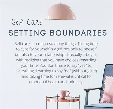 Setting Boundaries and Prioritizing Self-Care