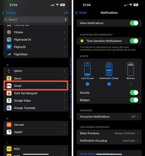Setting Gmail on Apple Watch