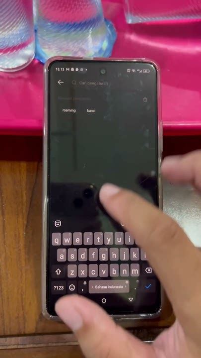 Ilustrasi setting HP untuk roaming