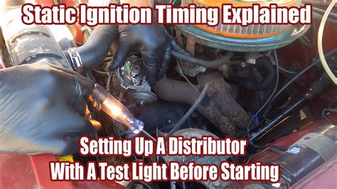 Setting Static Timing With A Test Light