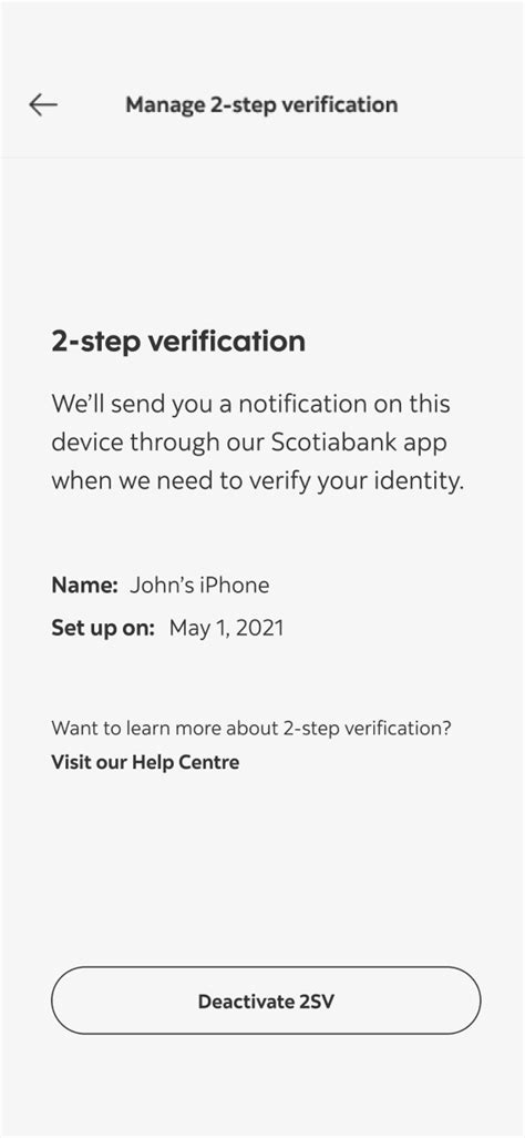 Setting Up 2-Step Verification (2SV)