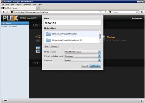 Setting Up Plex Media Server On Mac/PC And Importing Stored Media