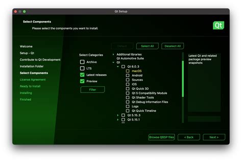 Setting Up Qt Installer Framework