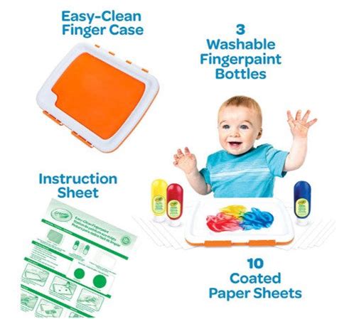 Setting Up Your Finger Paint Station