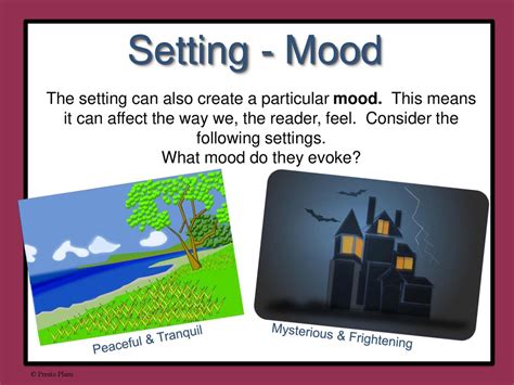 Setting the Mood and Theme