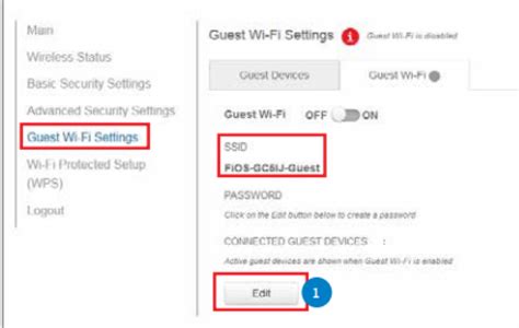 Setting up a guest SSID