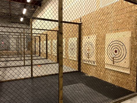 Setting up the Axe Throwing Area