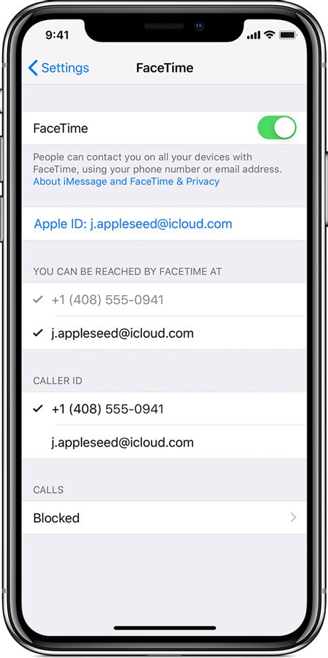 Setup and Enable Facetime on iOS Devices