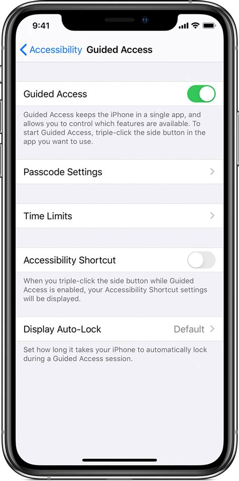 Setup and use Guided Access on iOS Devices