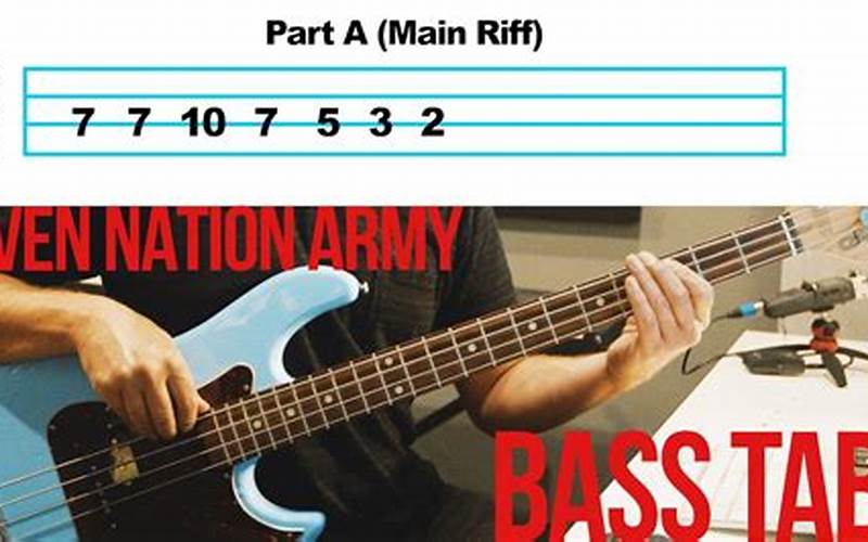 Seven Nation Army Bass Tabs Practice