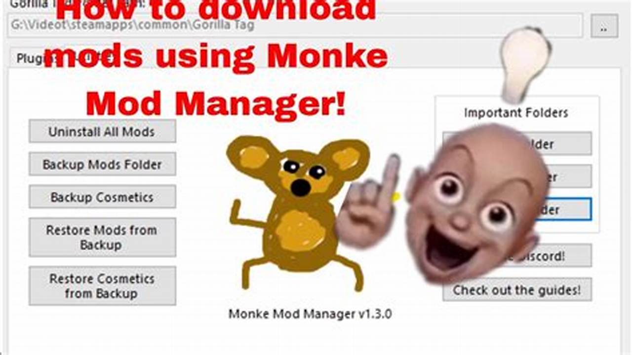 Seventh Release Of The Monke Mod Manager!, 2024