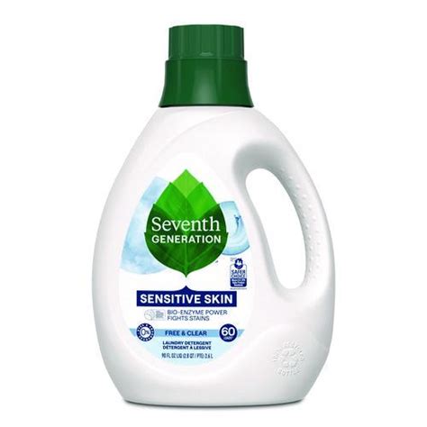Experience Extra Gentle Laundry Care with Seventh Generation Sensitive Skin Detergent - Perfect for Delicate Fabrics!