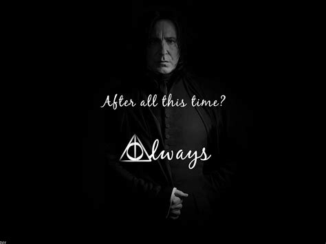 Severus Snape Time Quote