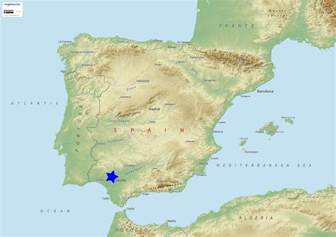 Seville exploring map