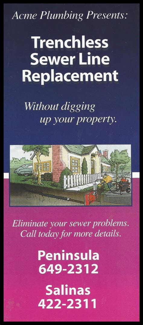 Sewer Line Repair in Salinas