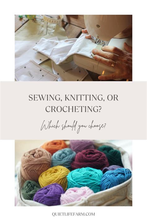 Sewing And Crocheting